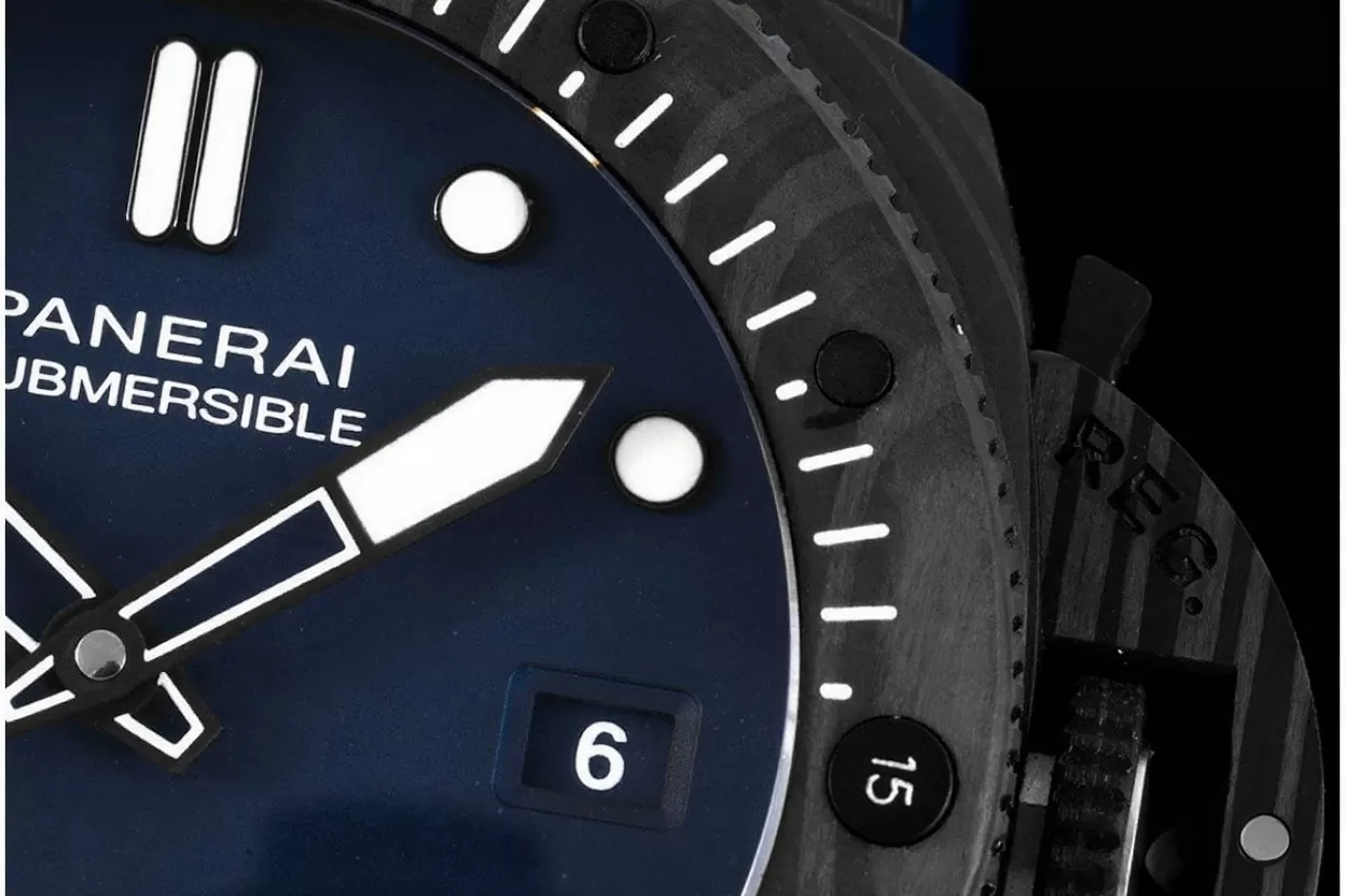 Submersible PAM1232 44mm Carbon/RU Blue Dial VSF P900 - Image 5