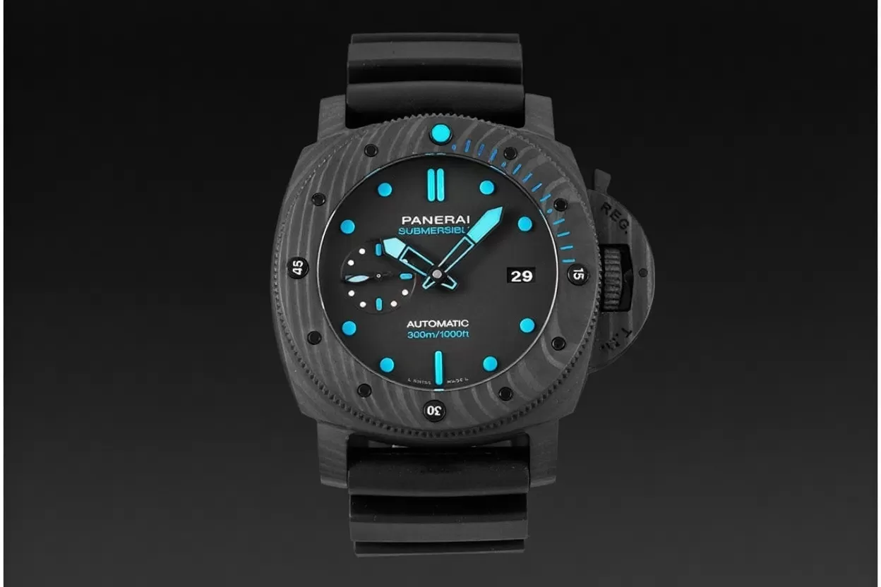 Submersible Pam1616 47mm Carbon/RU Black Dial VSF P9010 - Image 2
