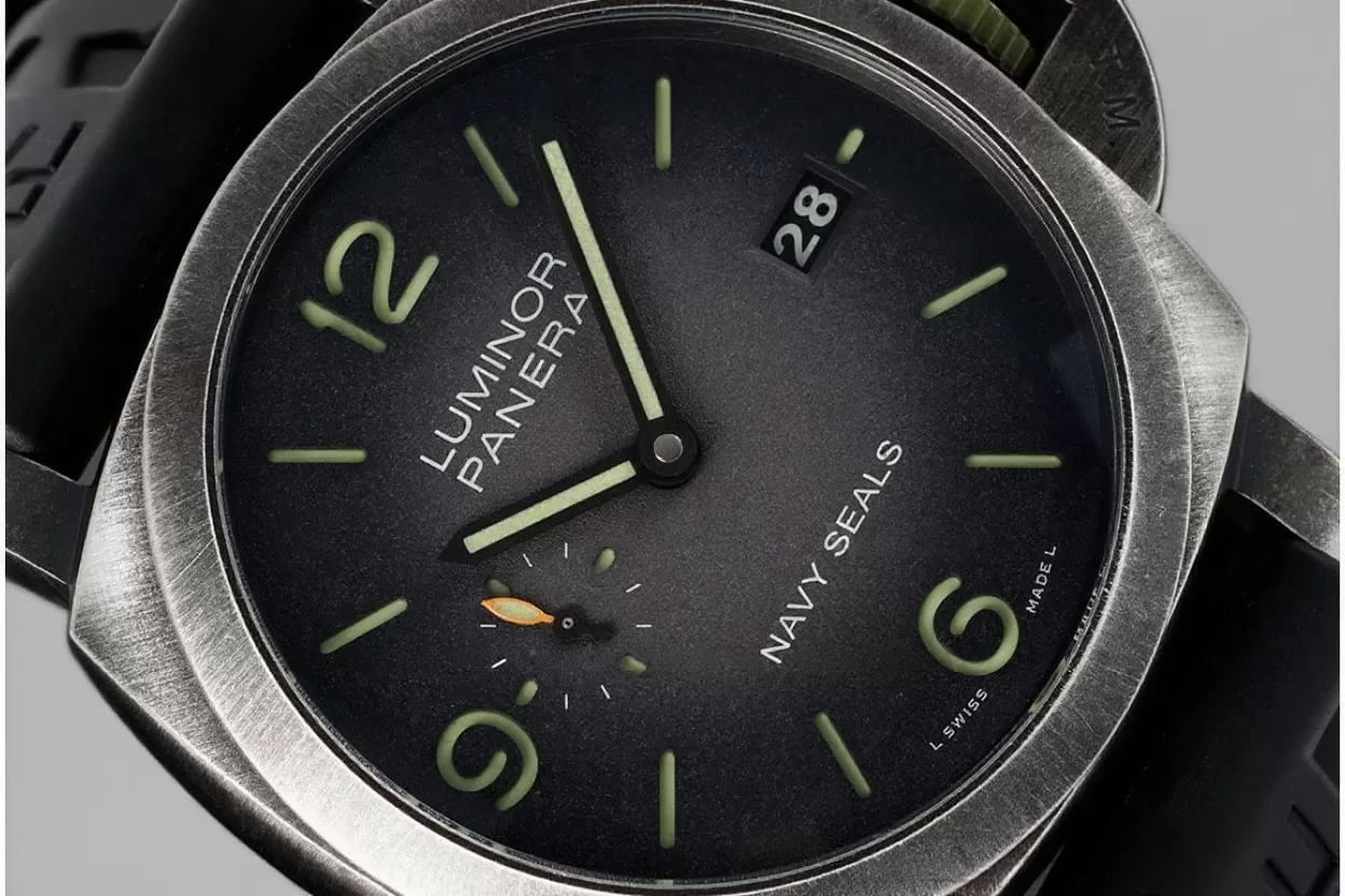 Luminor PAM1412 Navy Seals 44mm SS/RU Gradient Grey Dial VSF P9010 - Image 3