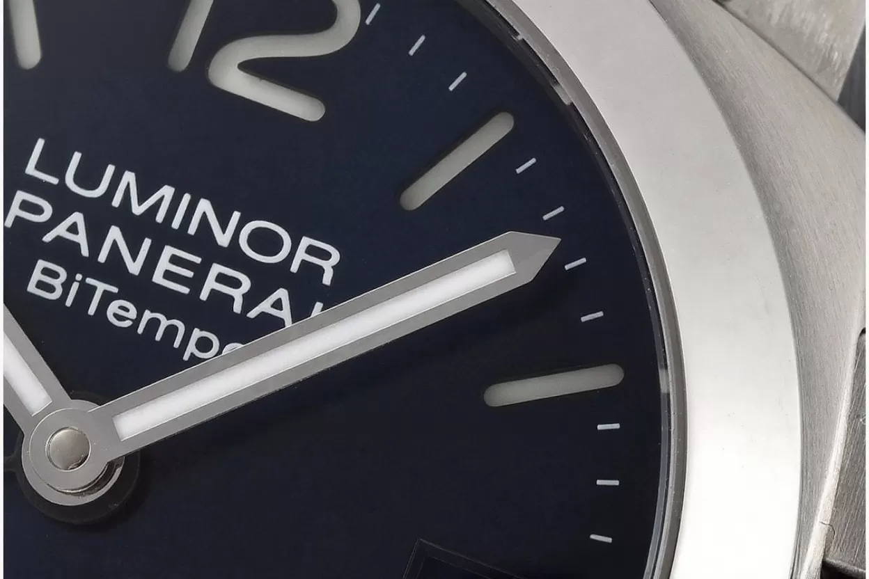 Luminor PAM1404 Bitempo GMT 40mm SS/NY Blue Dial VSF P900 - Image 5