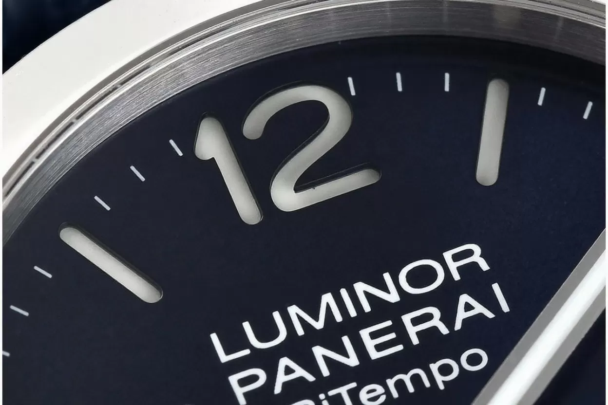 Luminor PAM1404 Bitempo GMT 40mm SS/NY Blue Dial VSF P900 - Image 6