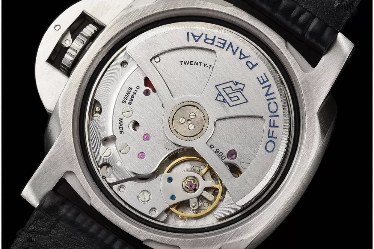 Luminor PAM1365 Bitempo GMT 40mm SS/LE Black Dial VSF P900 - Image 6