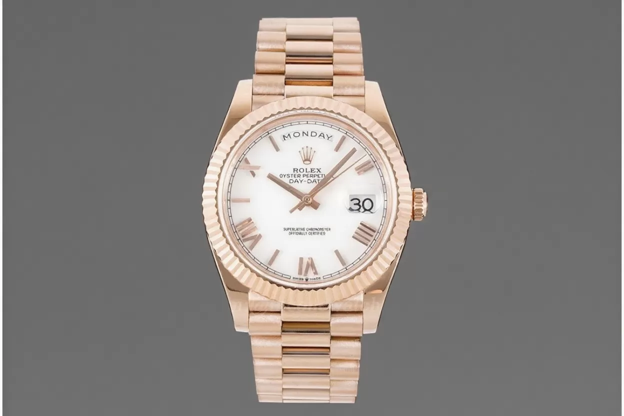 DayDate 40mm RG/RG White/Rmn EWF A2836 - Image 4