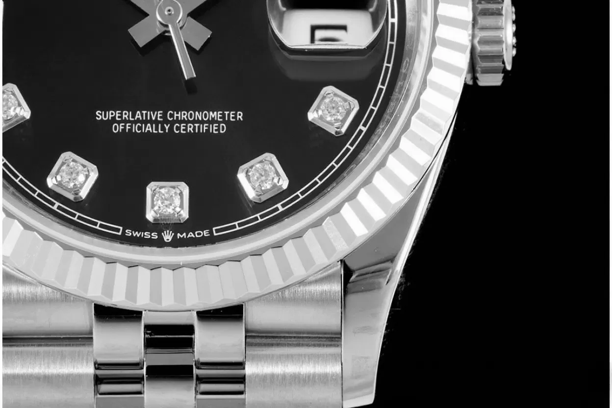 Datejust 126234 36mm Jub SS/SS Black/Dia VSF DD3235 - Image 6