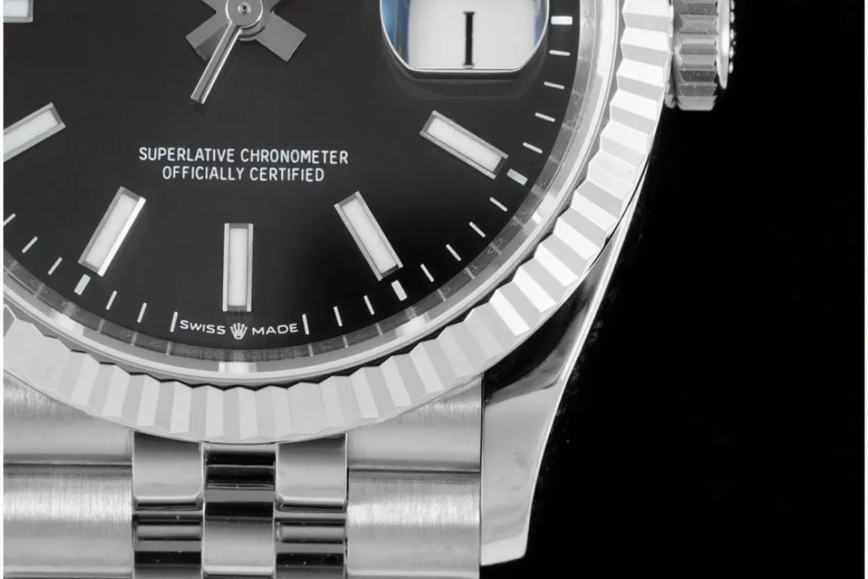 Datejust 126234 36mm Jub SS/SS Black/Stk VSF DD3235 - Image 5