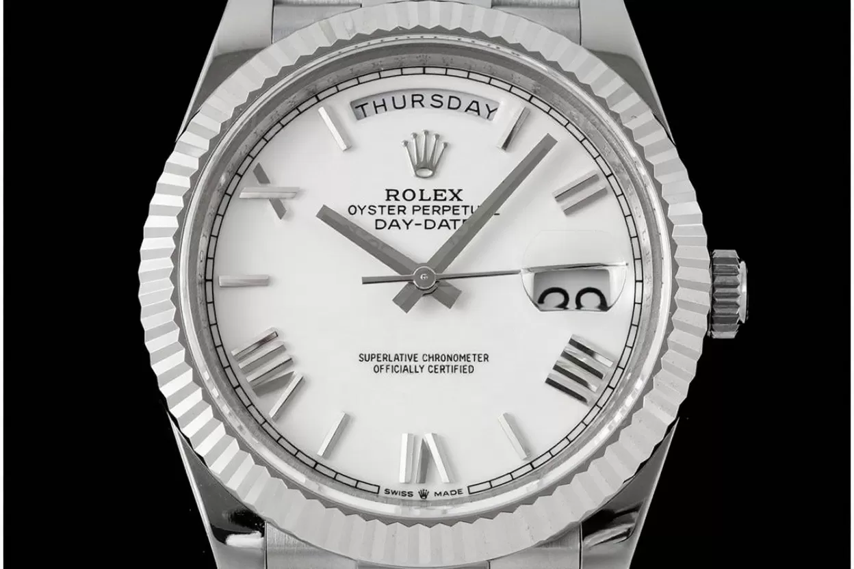 DayDate 228239 40mm Pres SS/SS White Dial GMF A2836 (Gain Weight) - Image 2