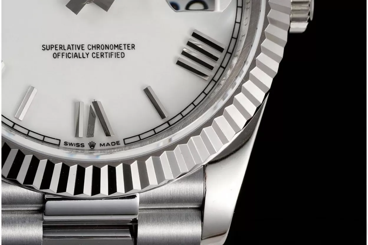 DayDate 228239 40mm Pres SS/SS White Dial GMF A2836 (Gain Weight) - Image 4