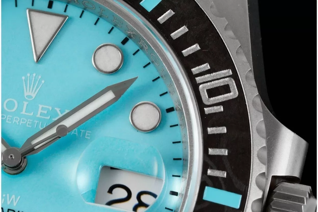 Submariner DIW 40mm 904L SS/SS Tiffany Dial VSF VS3135 - Image 7