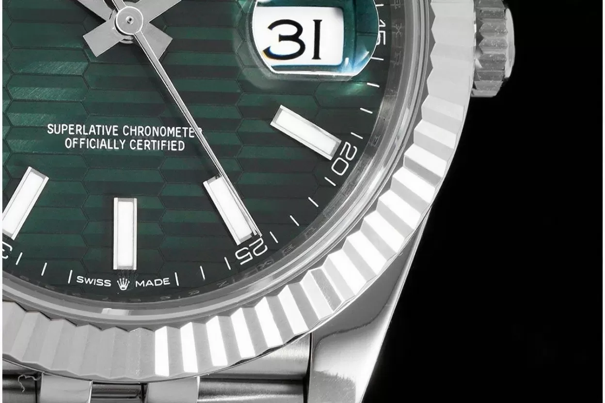 Datejust 126334 41mm Jub SS/SS Green Textured Dial VSF DD3235 - Image 7