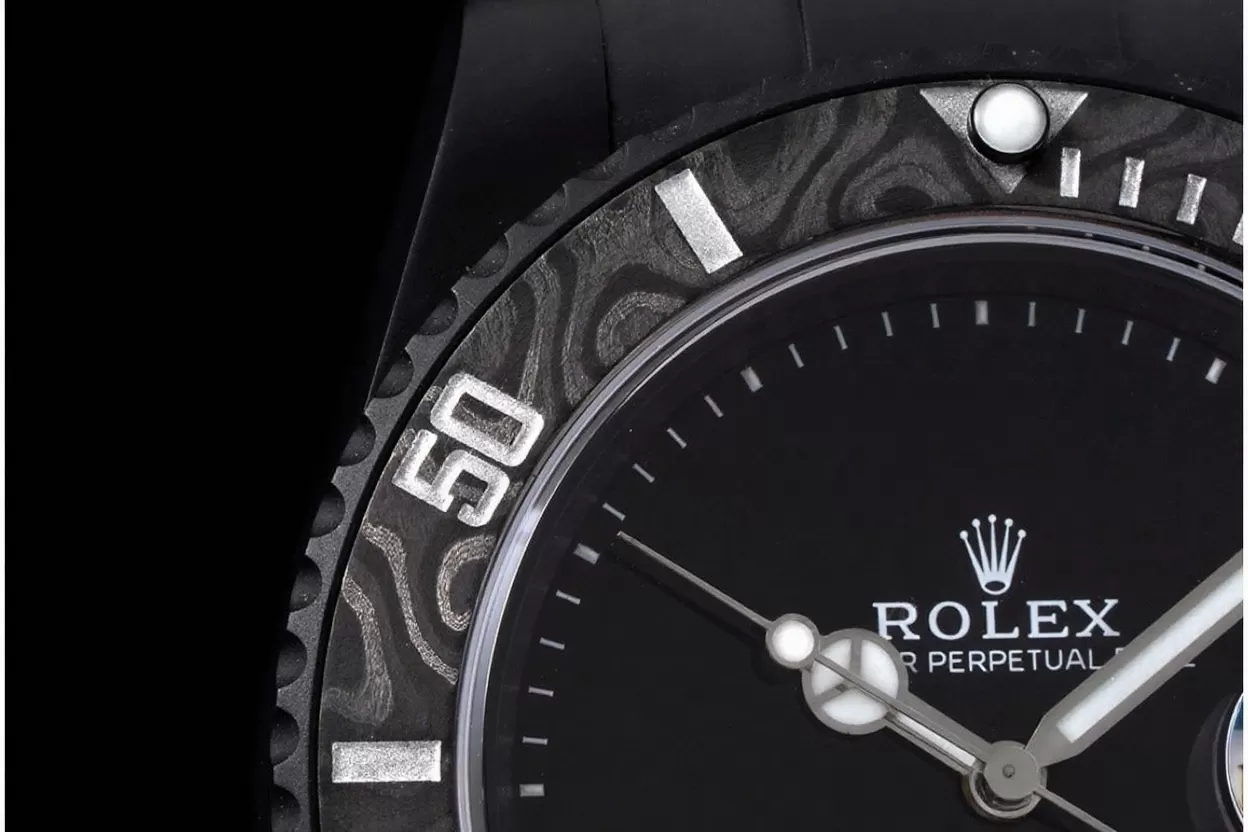 Submariner DIW 40mm 904L DLC/DLC Black Dial VSF VS3135 - Image 5
