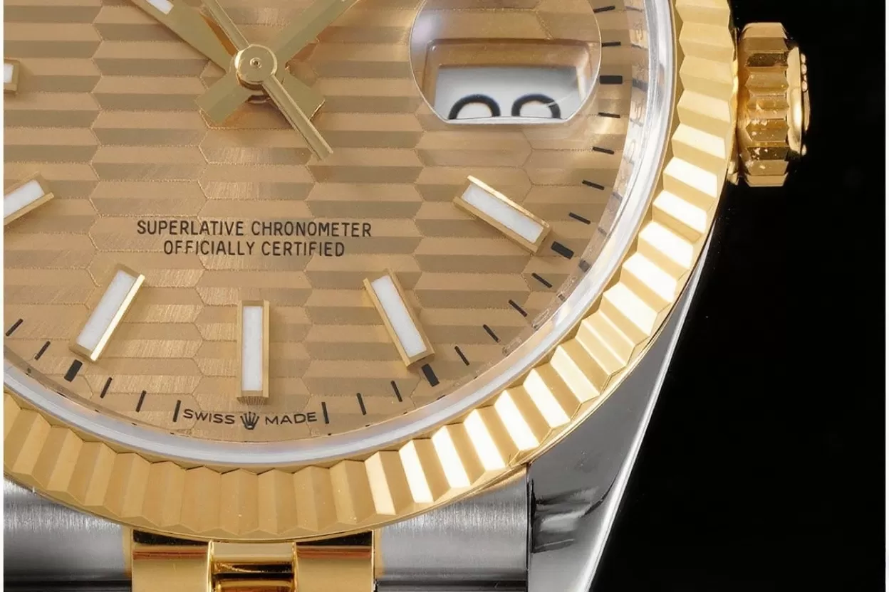 Datejust 126233 36mm Jub YG/SS Textured Gold/Stk VSF DD3235 - Image 5