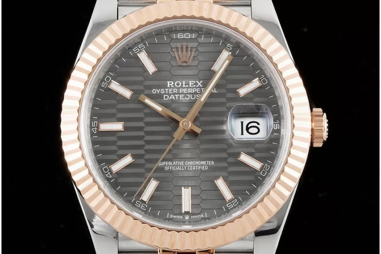 Datejust 126331 41mm Jub RG/SS Grey Textured Dial VSF DD3235 - Image 2