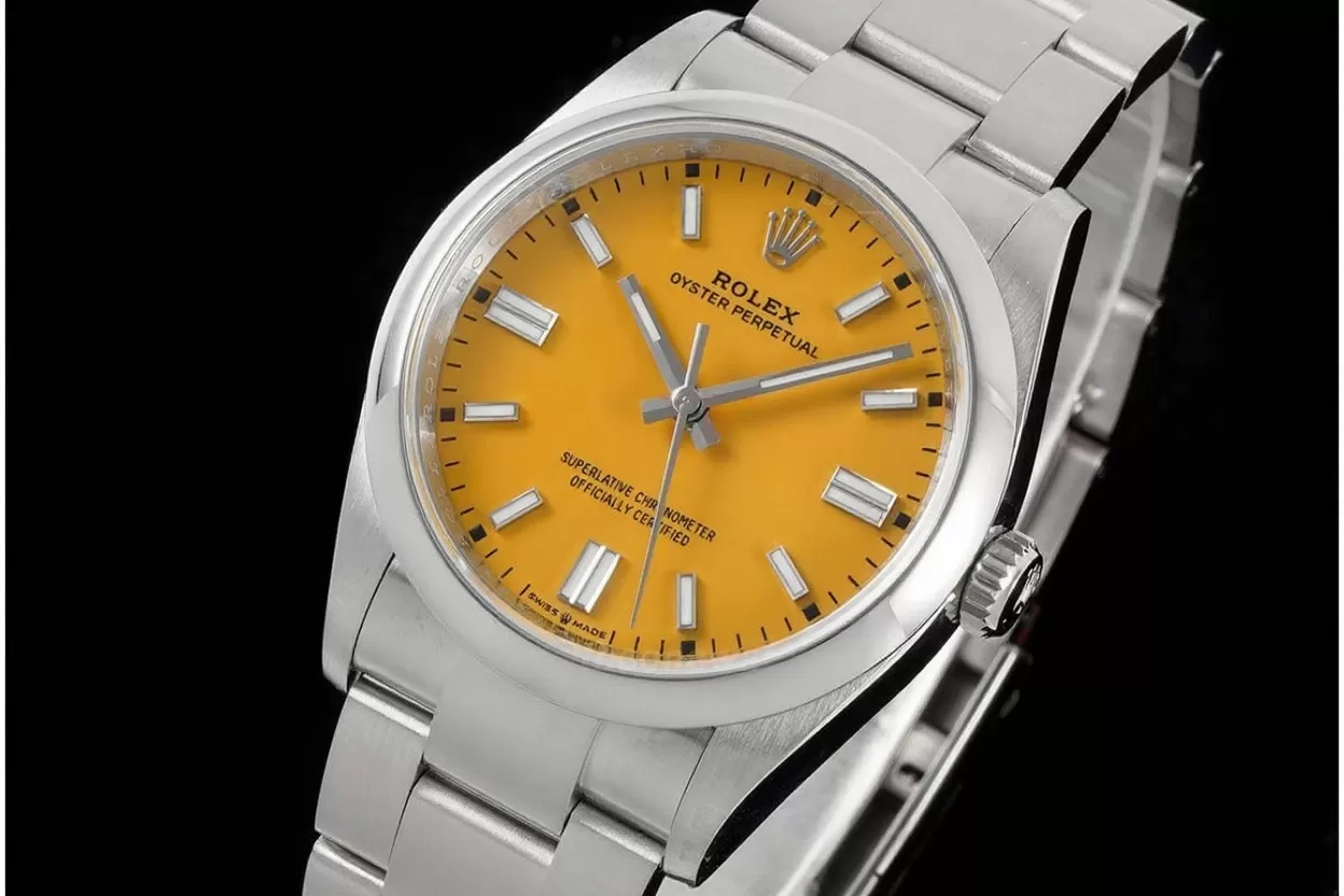 Oyster Perpetual 126000 36mm SS/SS Yellow/Stk VSF VS3230