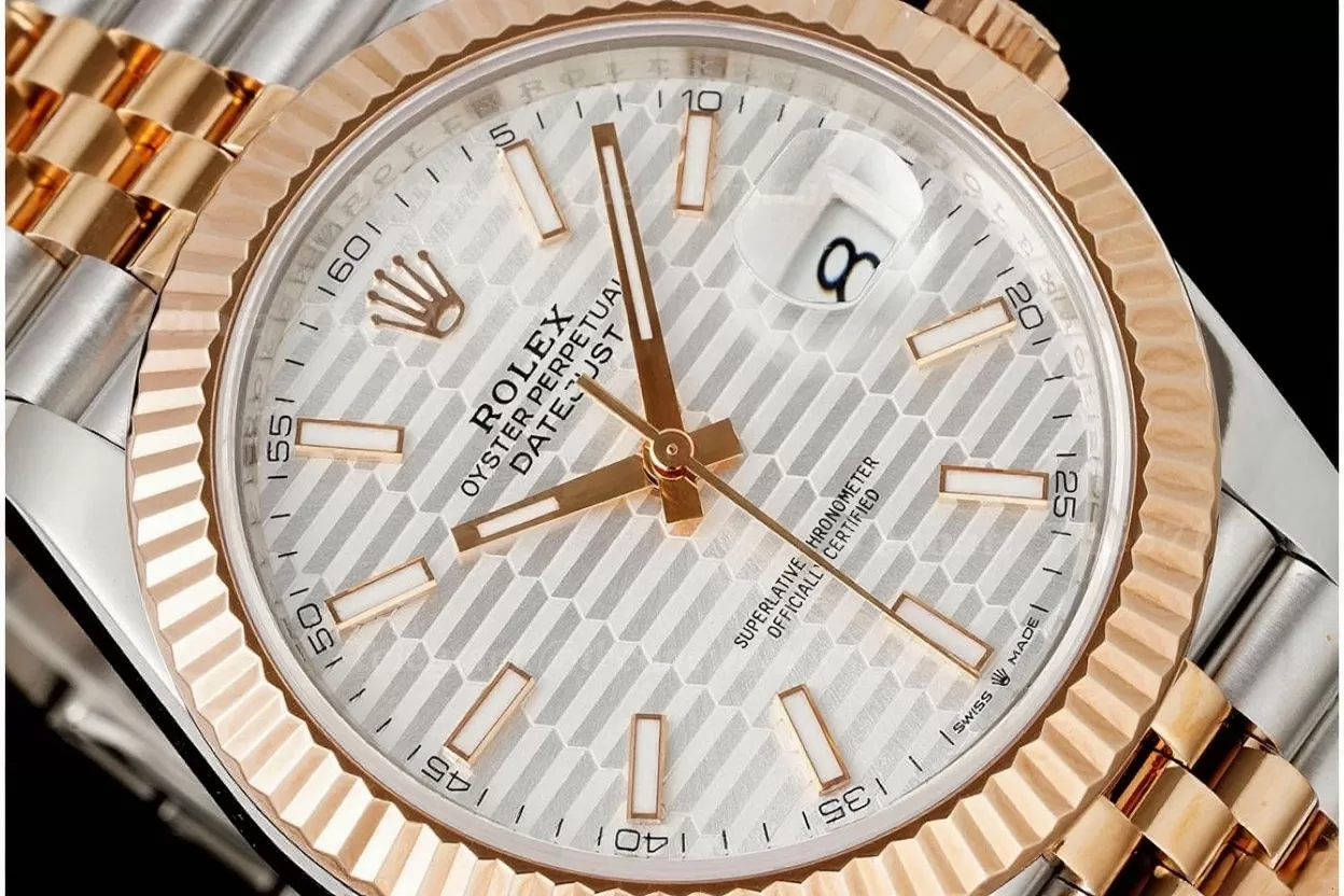 Datejust 126331 41mm Jub RG/SS Silver Textured Dial VSF DD3235 - Image 3