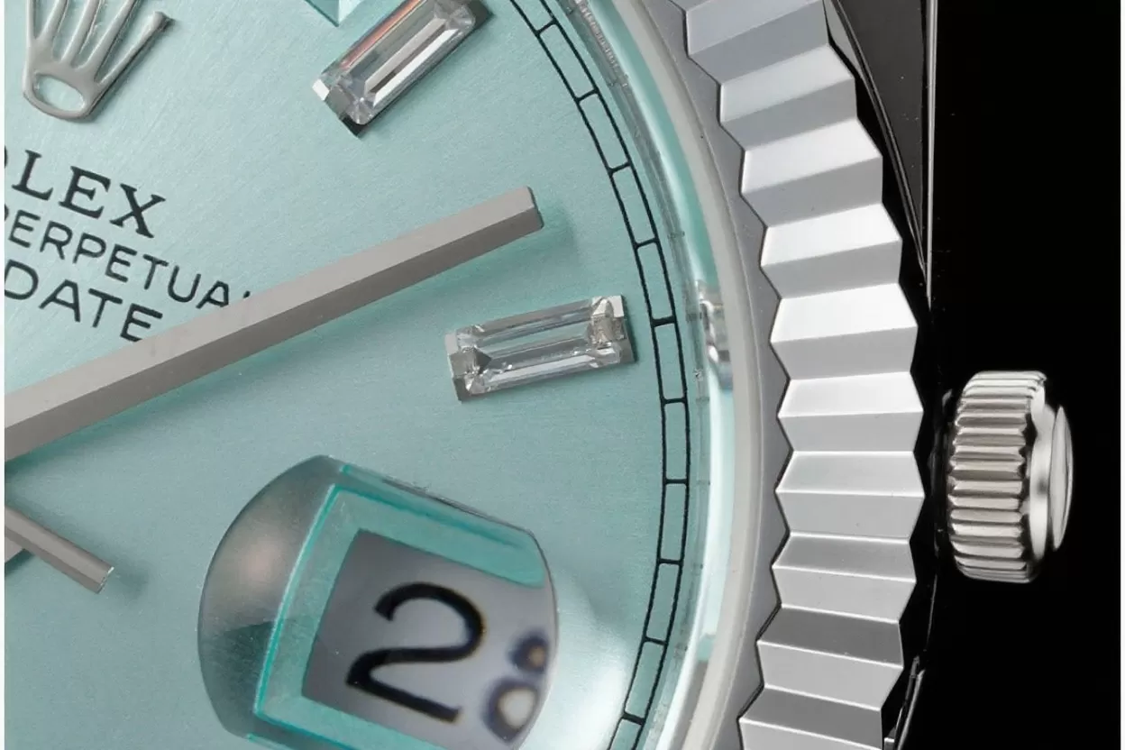 DayDate 228236 40mm SS/SS Ice Blue/Dia JDF V4 VR3255 (Gain Weight) - Image 5