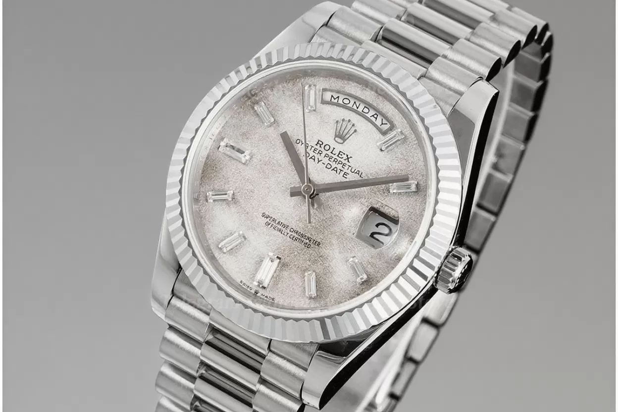 DayDate 228239 40mm SS/SS Moon Dial JDF V4 VR3255 (Gain Weight)