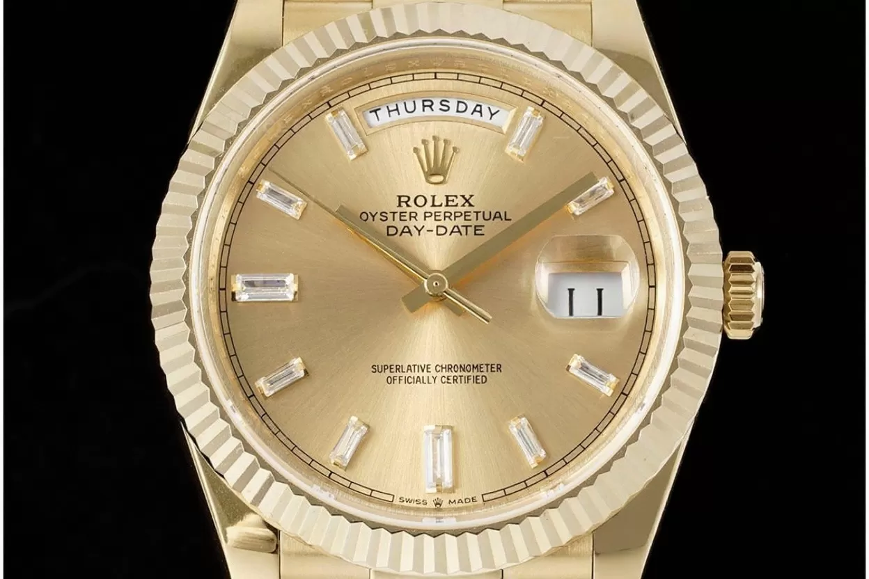 DayDate 228238 40mm YG/YG Yellow Gold/Dia JDF V4 VR3255 (Gain Weight) - Image 2