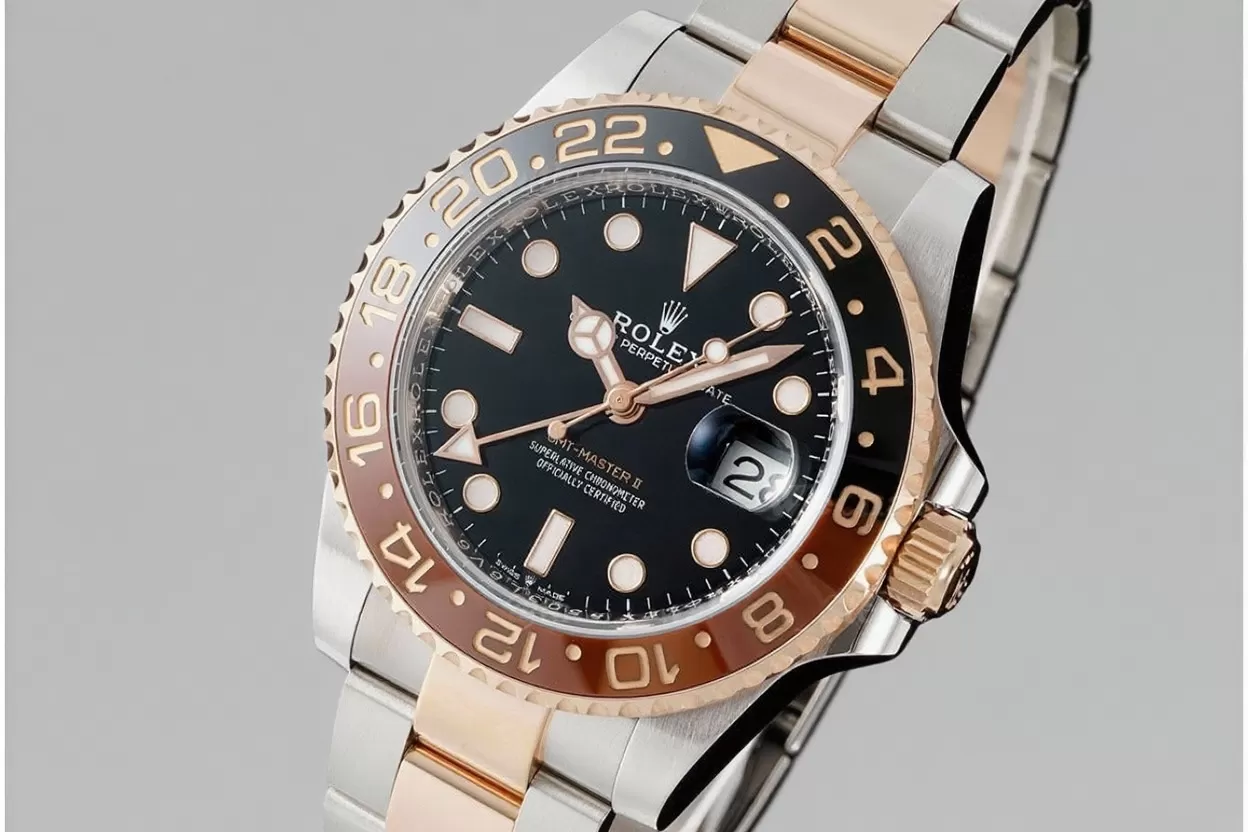 GMT Master II 126711 CHNR Rootbeer SS/RG Black Dial ARF V3 DD3285(Tungsten Heavy Version)