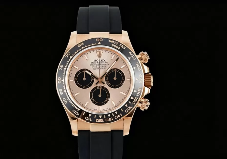 Daytona 126515 40mm RG/RU Champagne/Black QF SH4131 (Gain Weight)