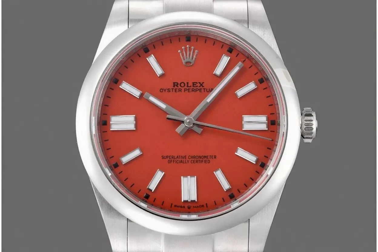 Oyster Perpetual 124300 41mm SS/SS Red Dial VSF VS3230 - Image 2