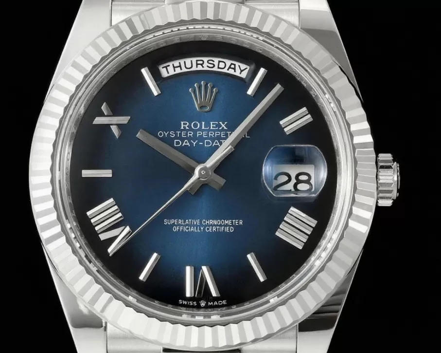 DayDate 228239 40mm SS/SS Blue Dial THBF V3 SH3255(Tungsten Heavy Version) - Image 2