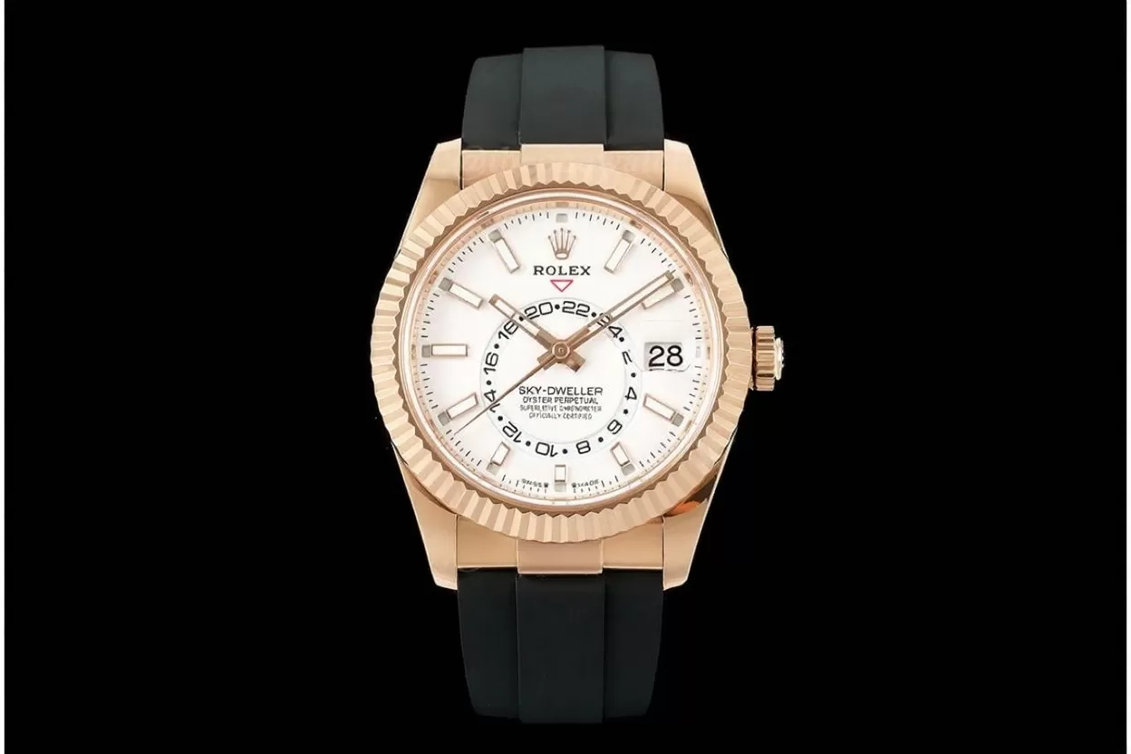 SkyDweller 336235 42mm RG/RU White Dial ZF A2824(Tungsten Heavy Version) - Image 2