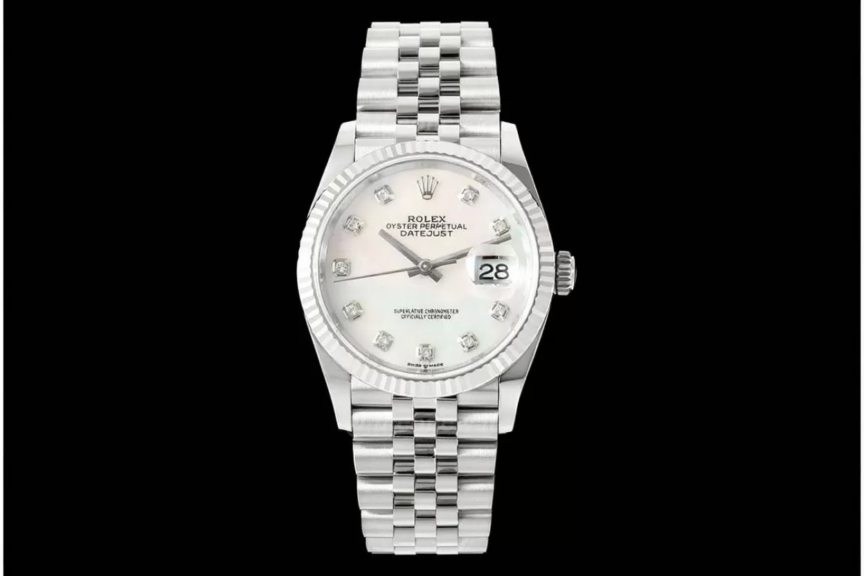 Datejust 126234 36mm Jub SS/SS Mop/Dia EWEF A3235 - Image 4