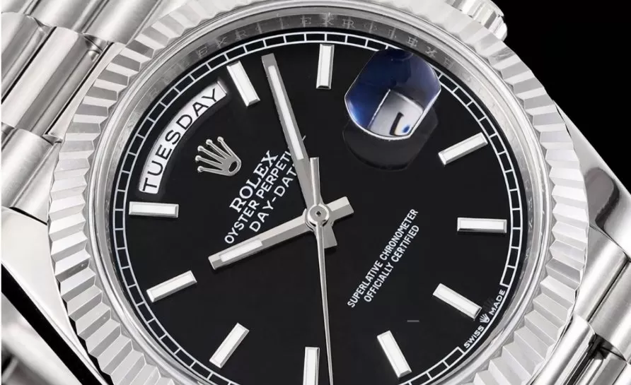 DayDate 228239 40mm Pres SS/SS Black/Stk GSF A3255 (Tungsten Heavy Version) - Image 3
