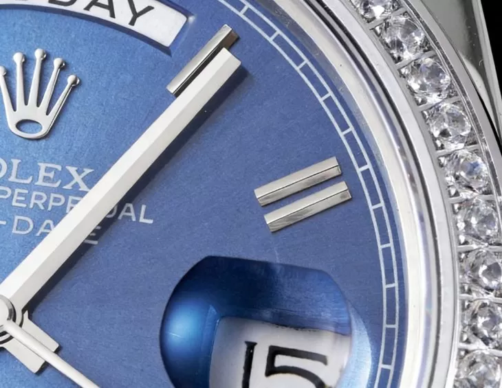 DayDate 228349 40mm Pres SS/SS Blue/Rmn GSF A3255 (Tungsten Heavy Version) - Image 4