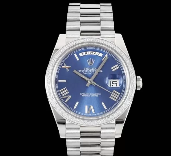 DayDate 228349 40mm Pres SS/SS Blue/Rmn GSF A3255 (Tungsten Heavy Version) - Image 5