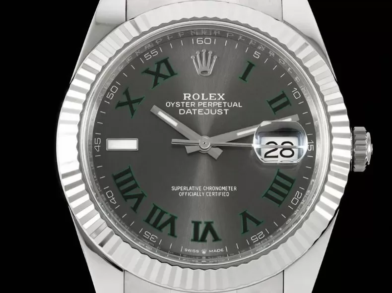 Datejust 126334 41mm Wimbledon Oys SS/SS Grey/Rmn VF DD3235 - Image 2