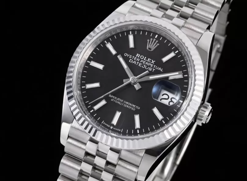 Datejust 126234 36mm Jub SS/SS Black/Stk VF DD3235