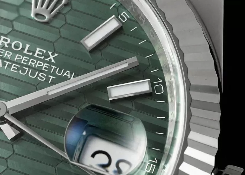 Datejust 126334 41mm Oys SS/SS Green Textured/Stk VF DD3235 - Image 4