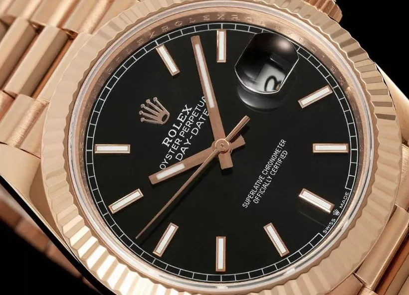 DayDate 228235 40mm RG/RG Black/Stk QF V8 SH3255 (Gain Weight) - Image 3