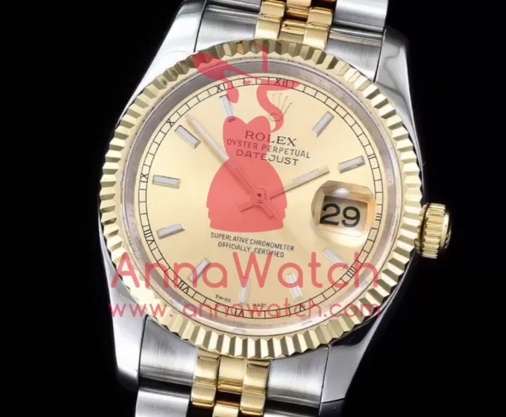 Rolex - DateJust Gold Stick YG/TT Jub BP Asia 2836 - Image 3
