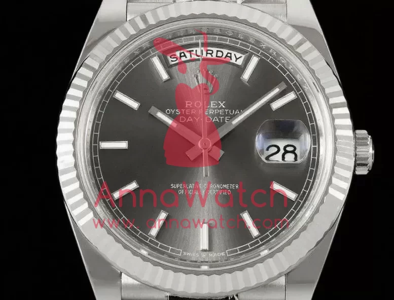 DayDate 228239 40mm SS/SS Grey/Stk THBF V3 SH3255(Tungsten Heavy Version) - Image 2