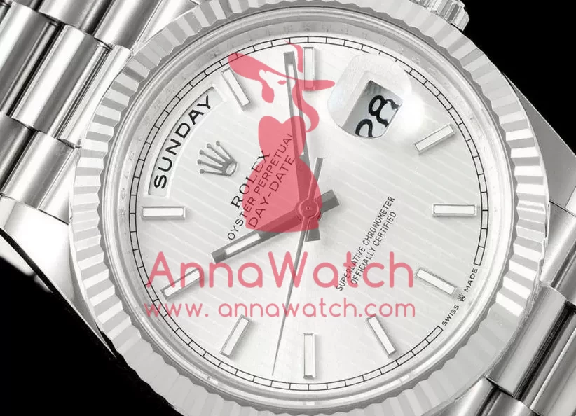 DayDate 228239 40mm SS/SS Silver/Stk THBF V3 SH3255(Tungsten Heavy Version) - Image 3