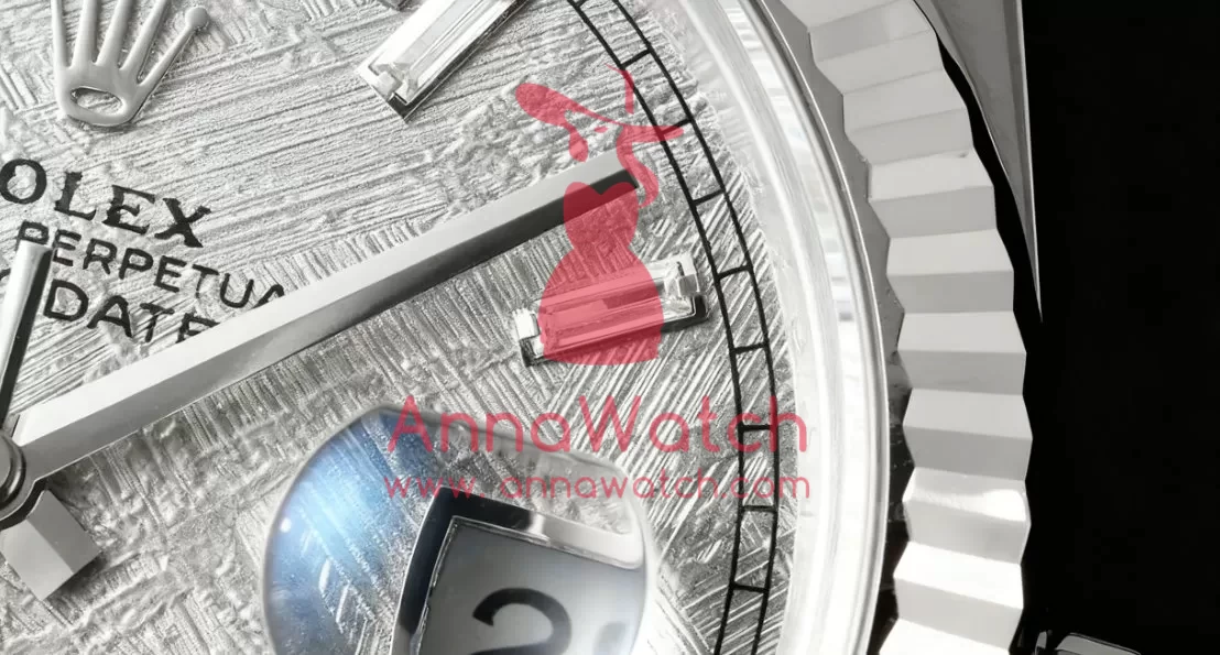 DayDate 228239 40mm SS/SS Meteorite dial THBF V3 SH3255 (Tungsten Heavy Version) - Image 4
