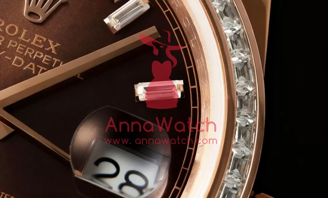 DayDate 228345 40mm Dia RG/RG Brown/Dia QF V5 A2836(Gain Weight) - Image 3