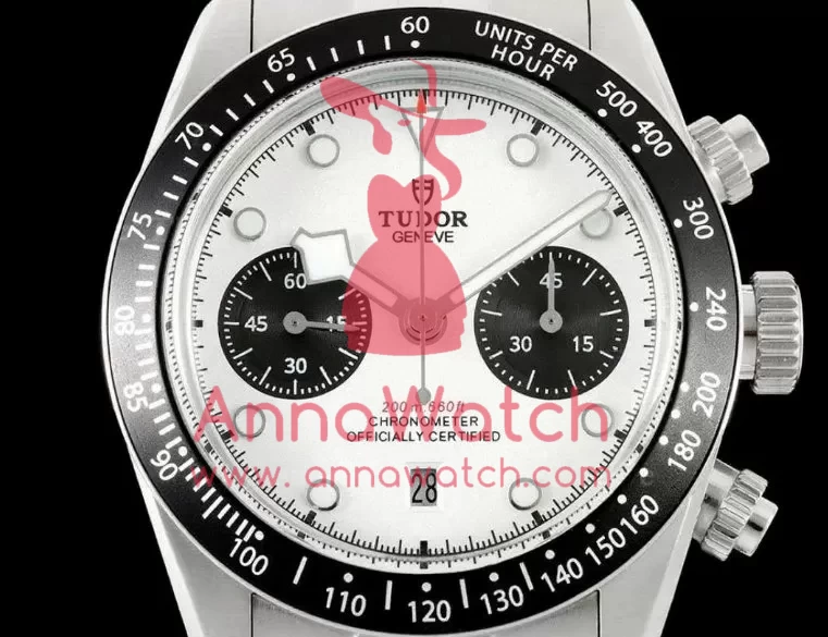 Black Bay Chrono 41mm SS/SS White/Blk Dial BLSF A7750