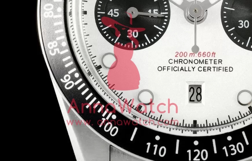 Black Bay Chrono 41mm SS/SS White/Blk Dial BLSF A7750 - Image 3