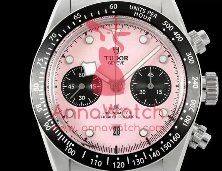 Black Bay Chrono 41mm SS/SS Pink Dial BLSF A7750