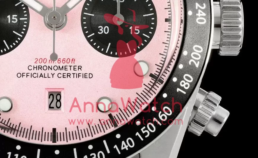 Black Bay Chrono 41mm SS/SS Pink Dial BLSF A7750 - Image 2