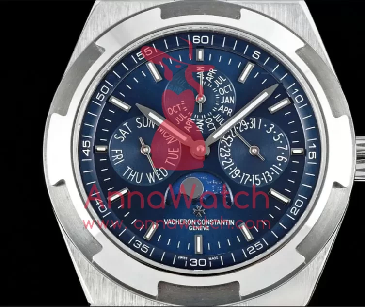 Overseas Perpetual Calendar 4300V SS/SS Blue/Stk 8F A1120 - Image 4