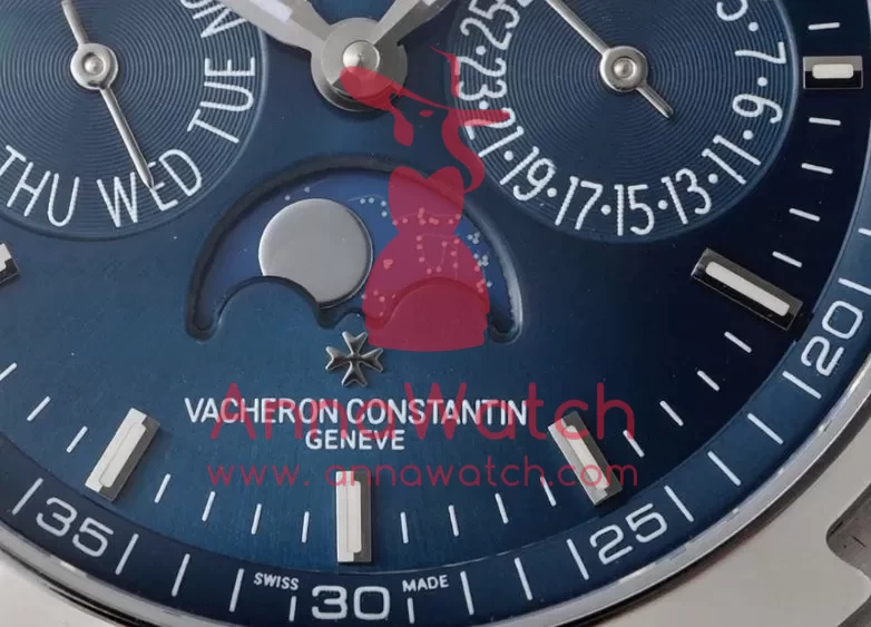 Overseas Perpetual Calendar 4300V SS/SS Blue/Stk 8F A1120 - Image 6
