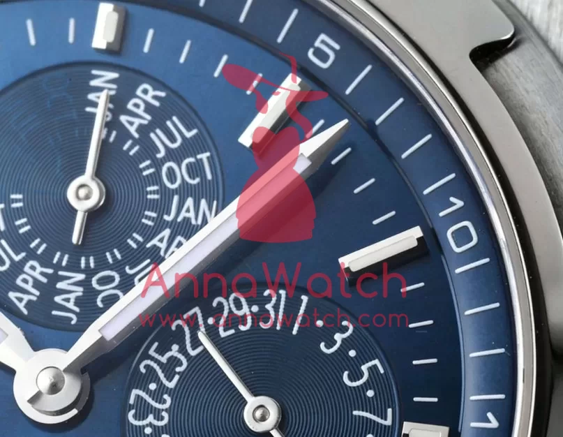 Overseas Perpetual Calendar 4300V SS/SS Blue/Stk 8F A1120 - Image 7