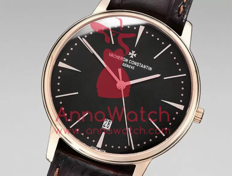 Vacheron Constantin - Patrimony Ref.85150 RG/LE Black/Stick MKF V2 MY9015 - Image 6