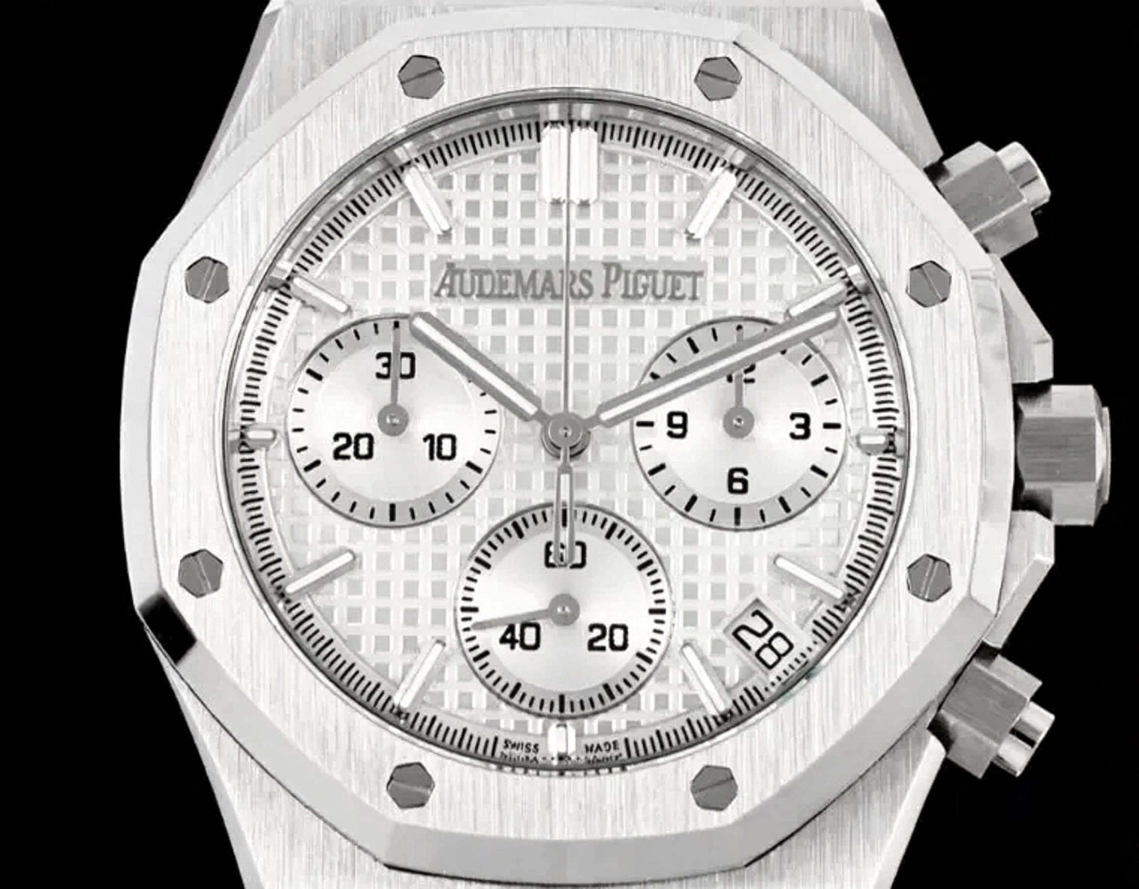 Royal Oak Chrono 26240 41mm SS/SS White Dial TOPF DD4401 Super Clone