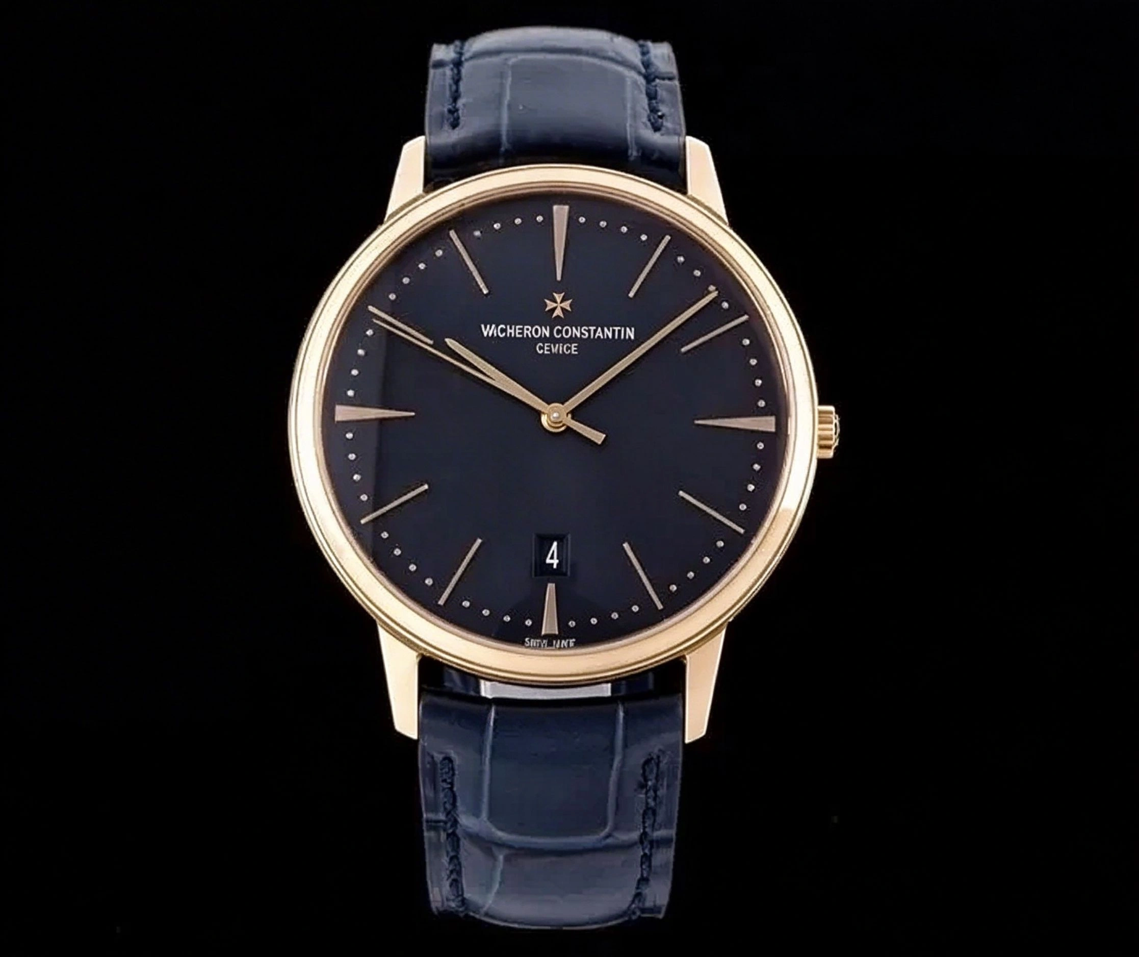 Patrimony Date RG/LE Blue/Stk PPF MY9015