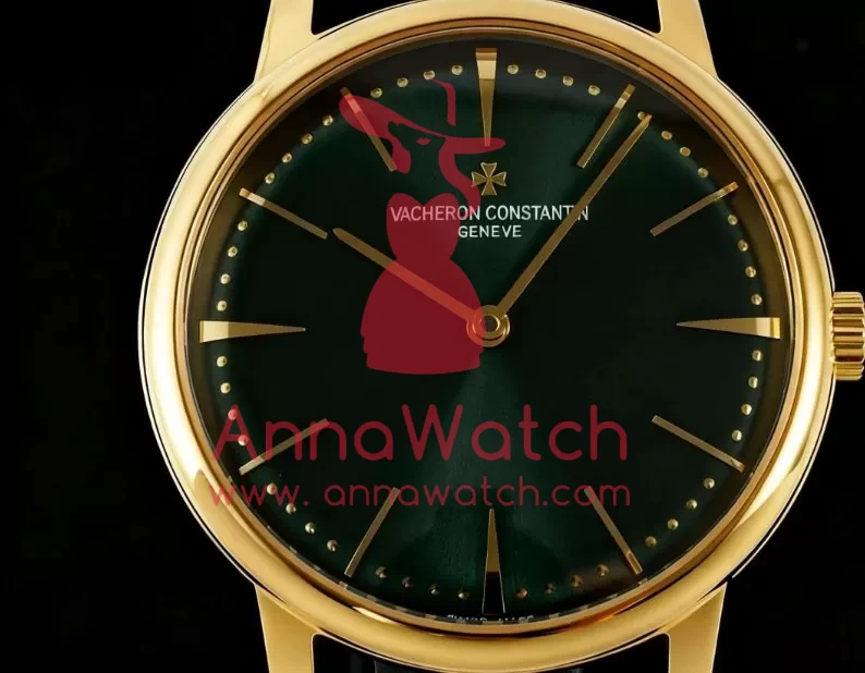 Patrimony 81180 YG/LE Green Dial KZF MY9015 - Image 7